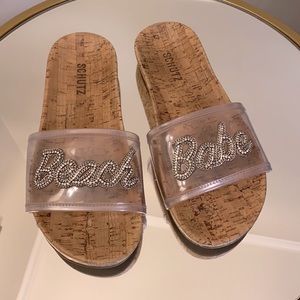 Schutz Beach Babe Slides